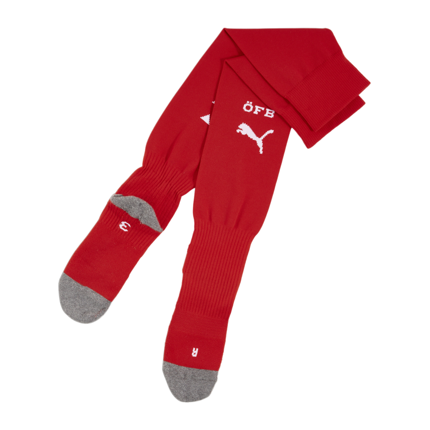 PUMA Team Stacked Logo Österreich Socken EM 2024 Rot F06