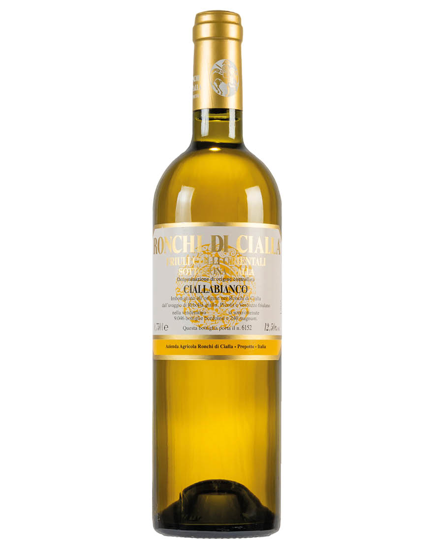 Friuli Colli Orientali DOC Ciallabianco 2019 Ronchi di Cialla 0,75 ℓ