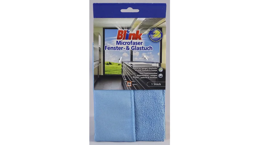 Blink Microfaser Fenster- & Glastuch  35x35 cm