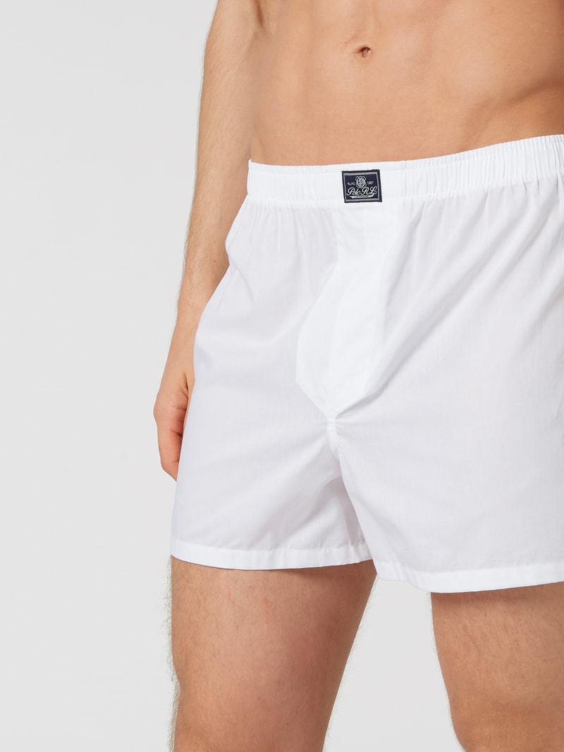 Boxershorts aus Baumwolle im 3er-Pack in offwhite
