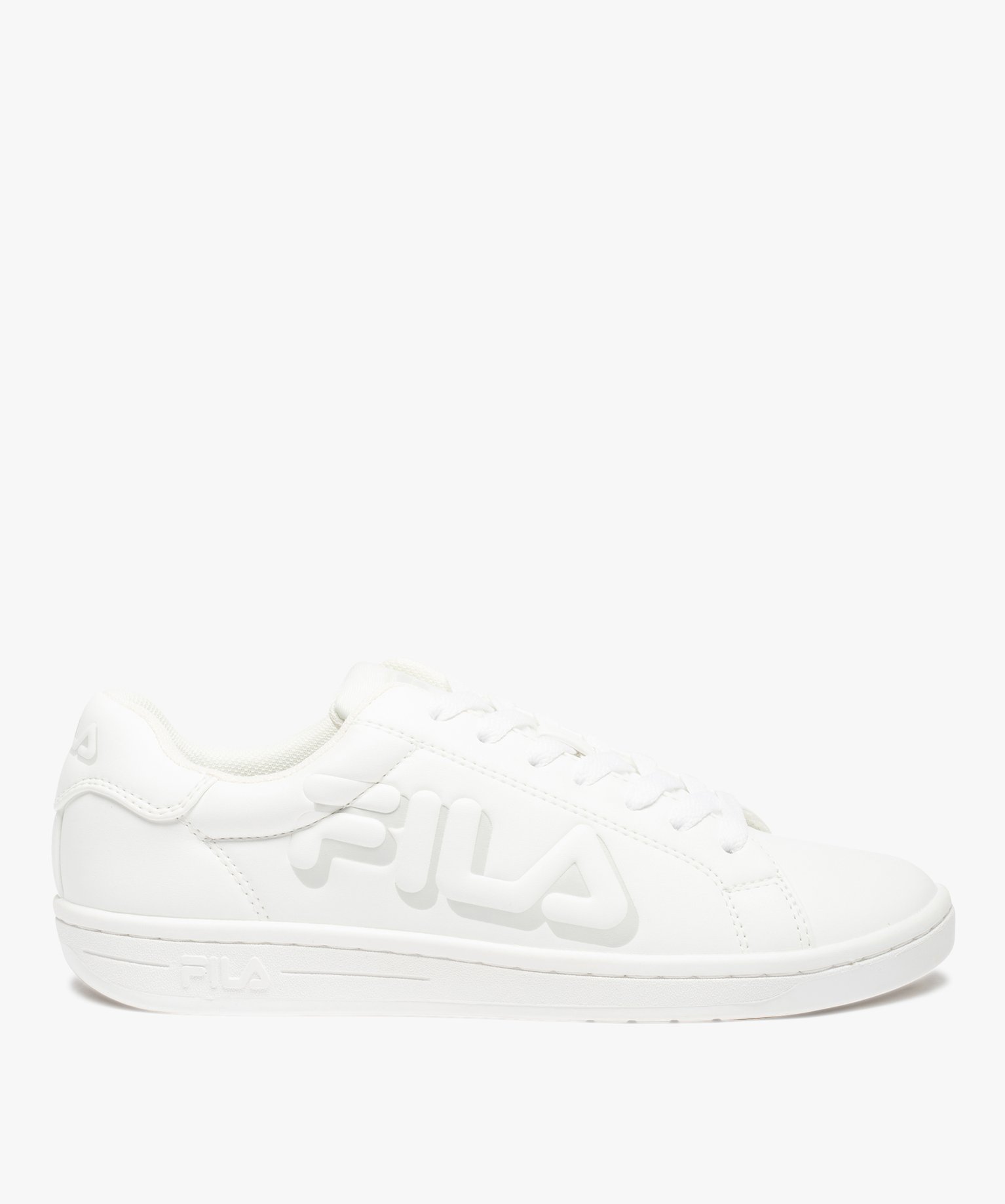 Baskets Garçon unies à lacets – Fila Cross Court blanc | GEMO