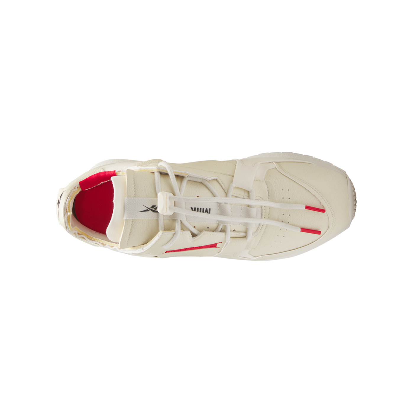 Reebok Classic Vegan Beige Rot Schwarz Laufschuh