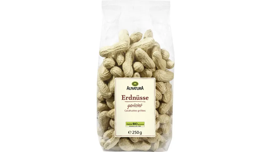 Alnatura Bio Erdnüsse geröstet (in Schale) 250 g
