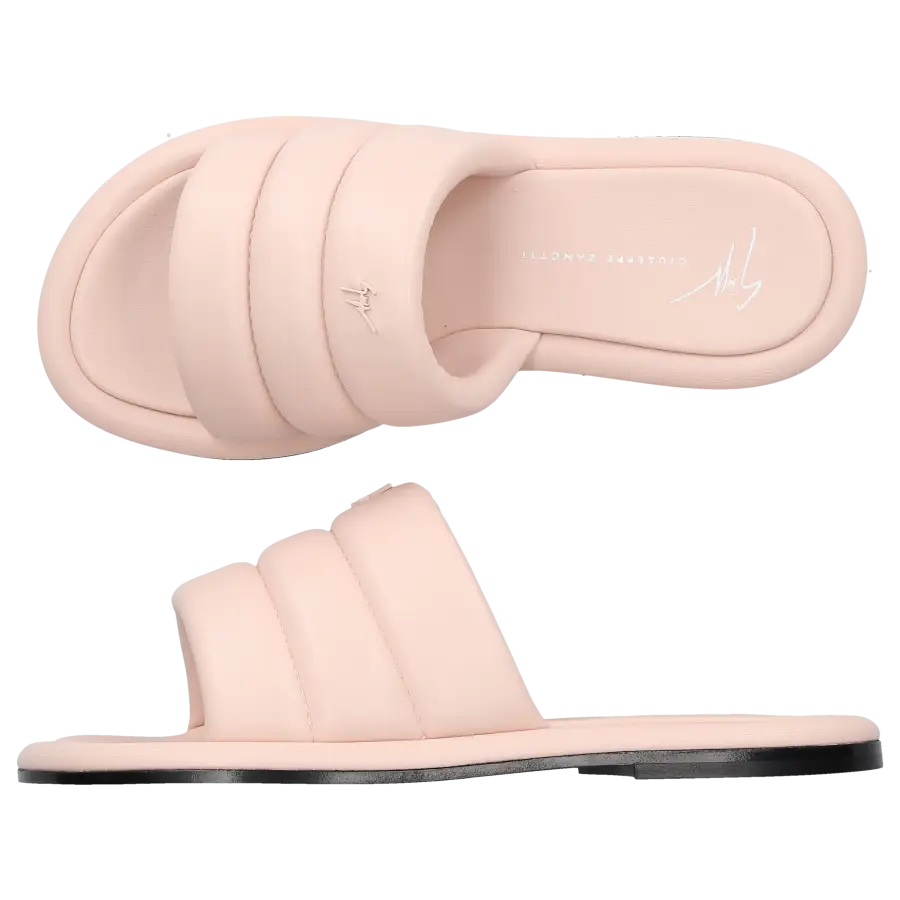 Giuseppe Zanotti - Pantoletten CHICA 10 Kalbsleder - pink