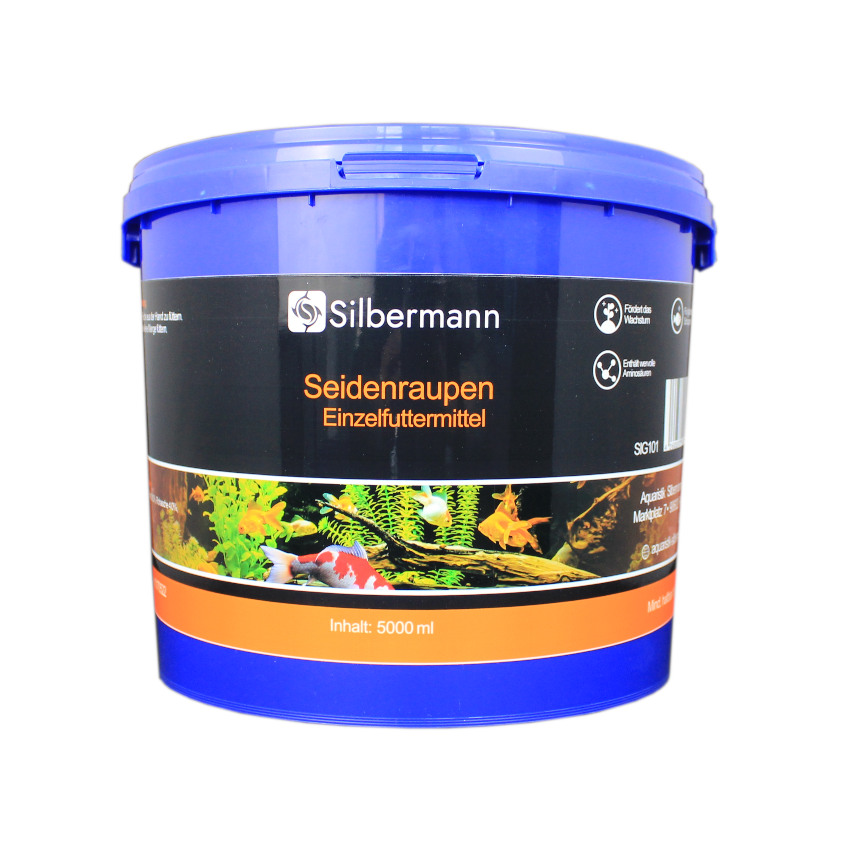 Silbermann Hauptfutter Silbermann Seidenraupen 5 kg