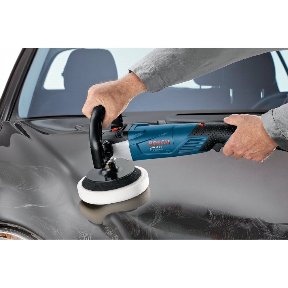 BOSCH Winkelpolierer GPO 14CE Professional - Winkelpolierer - blau/schwarz