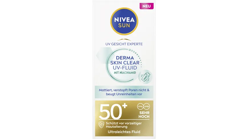 Nivea Sun Derma Skin Clear UV-Fluid mit Niacinamid 40 ml