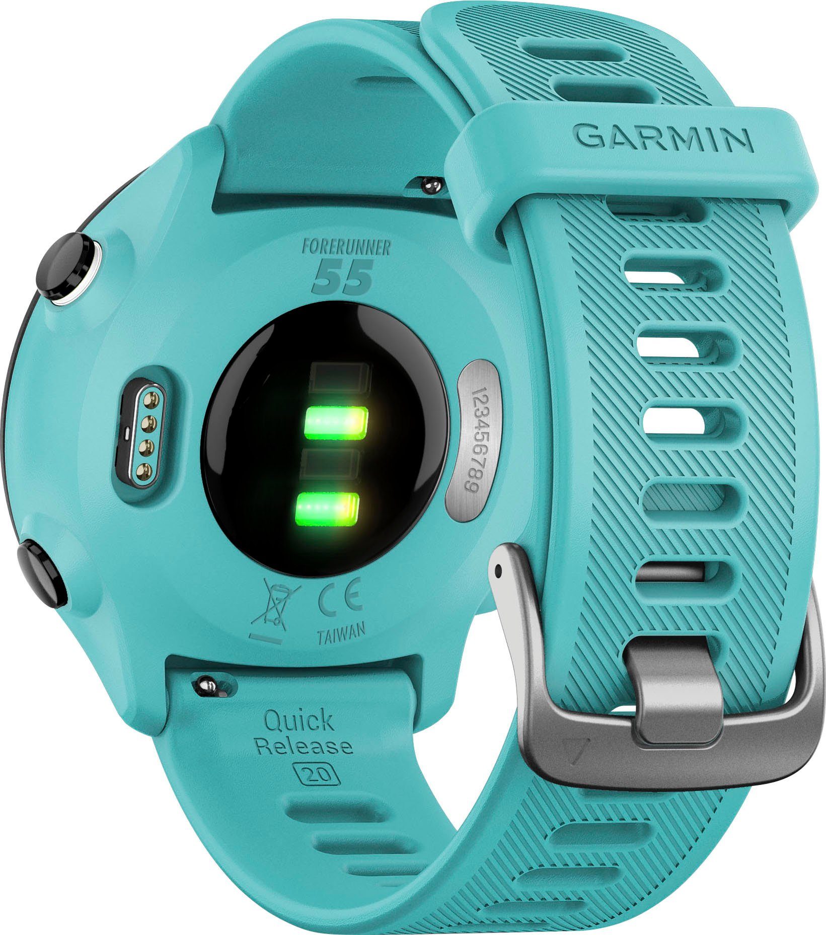 Garmin FORERUNNER 55 Multisport- Smartwatch (2,64 cm/1,04 Zoll, Garmin), GPS-Laufuhr