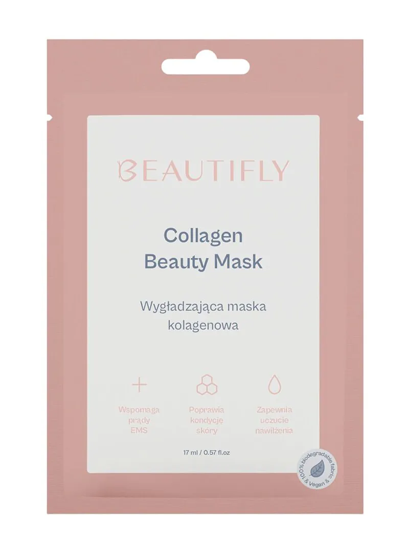 Beautifly Collagen Beauty Mask - заглађујућа колагенска маска у платну 1 ком.