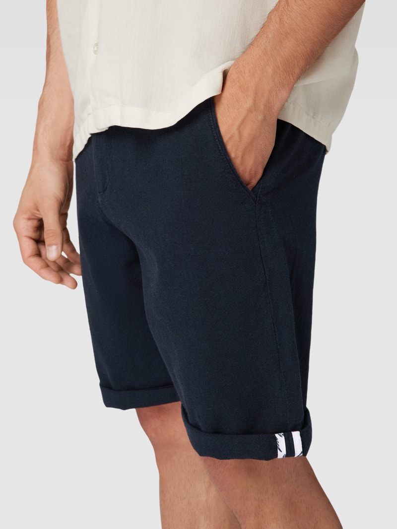 Bermudas mit Tunnelzug in marineblau
