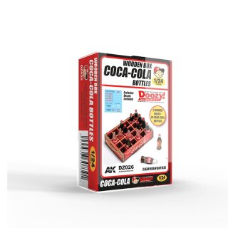 1940-1980’s Wooden Box Coca-Cola Bottles 1:24