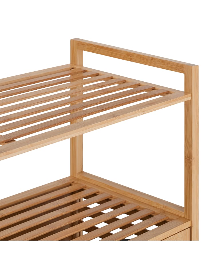 relaxdays Wäschekorb in Natur - (B)88 x (H)95 x (T)33 cm günstig kaufen onesize