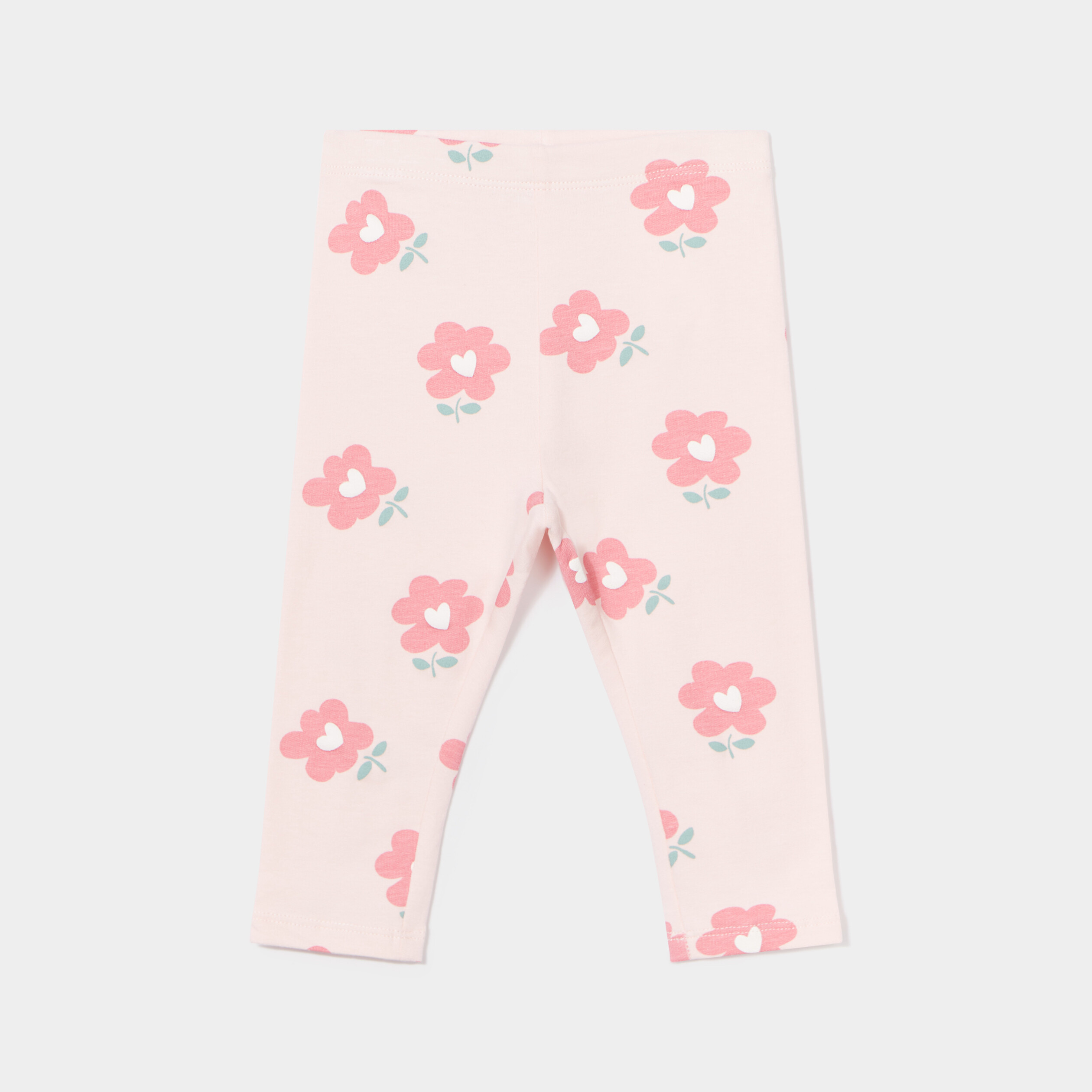Legging molletonné rose clair bébé fille | La Halle