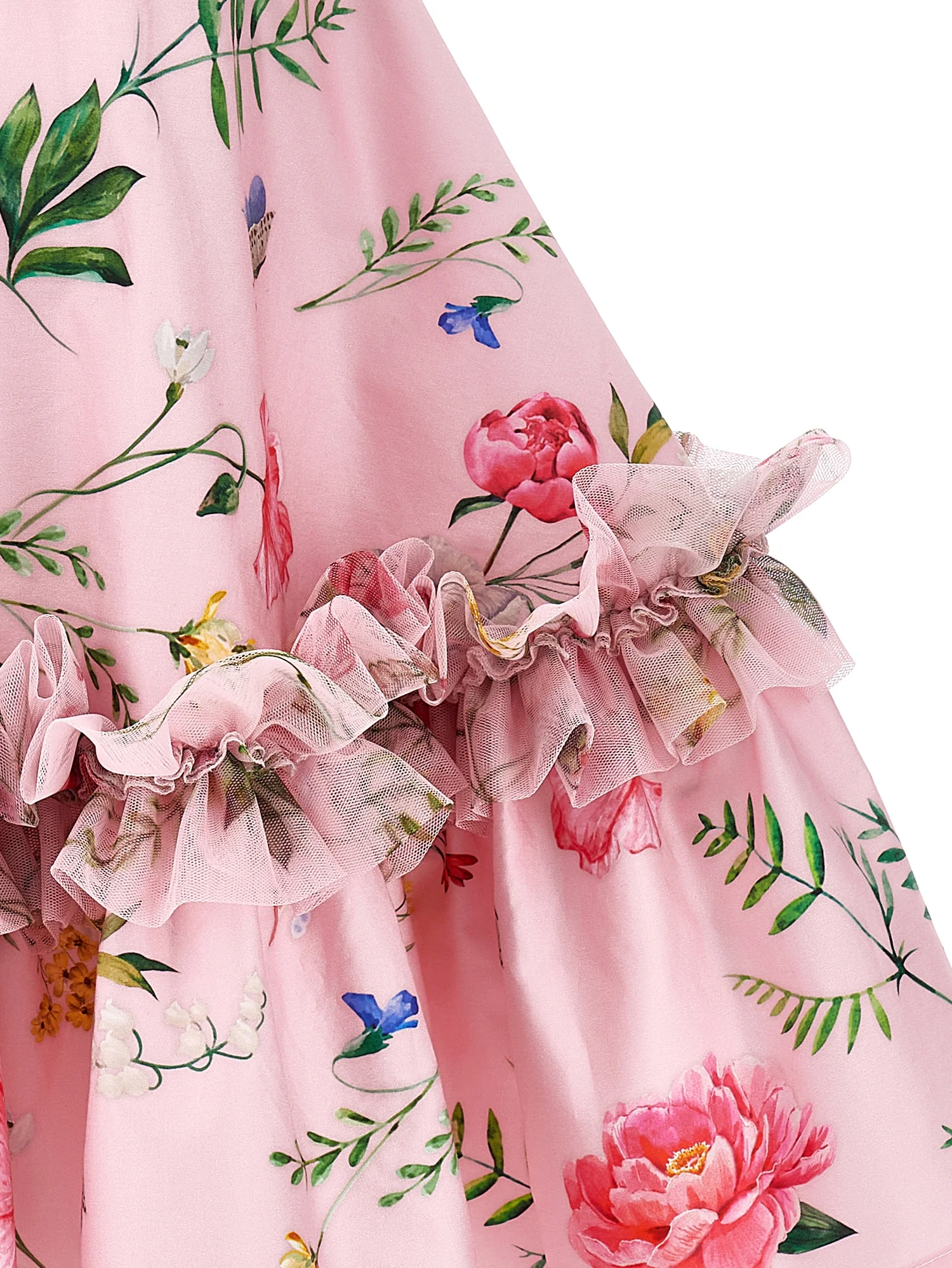 Monnalisa VESTIDO CON VOLANTES - Vestido elegante