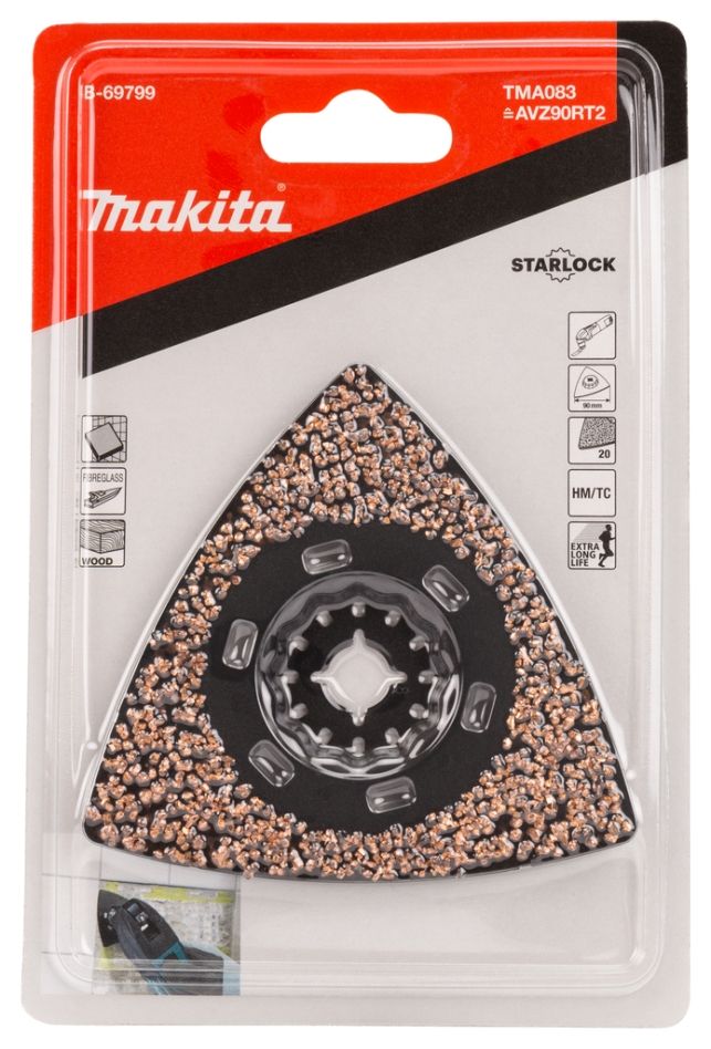 Makita Accessories B-69799 TMA083 Tarcza ścierna 90 mm TC/HM RIFF K20