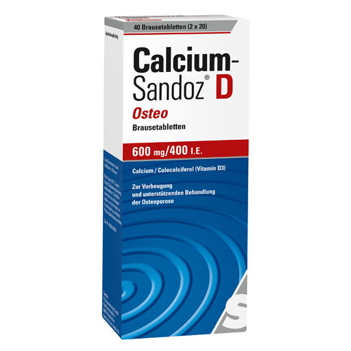 CALCIUM SANDOZ D Osteo Brausetabletten  40 St  Brausetabletten