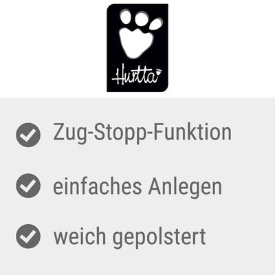 Hurtta Bare Zug-Stopp Halsband, coal