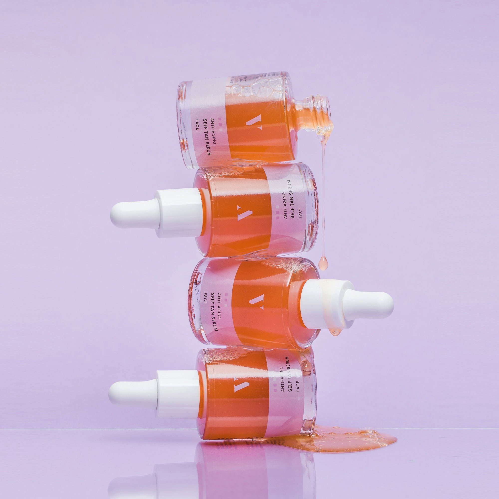 VENICEBODY Selbstbräunungsserum Anti Aging Self Tan Serum - Face, Selbstbräuner fürs Gesicht