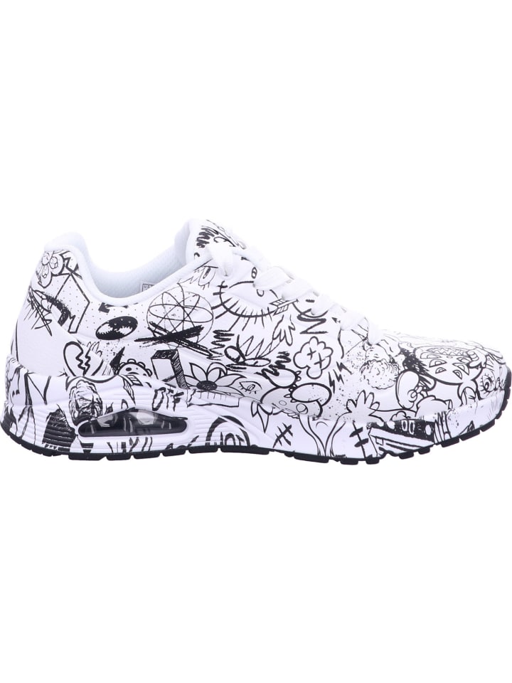 Skechers Schnürschuhe UNO - PROCESS SKETCH in Weiß günstig kaufen