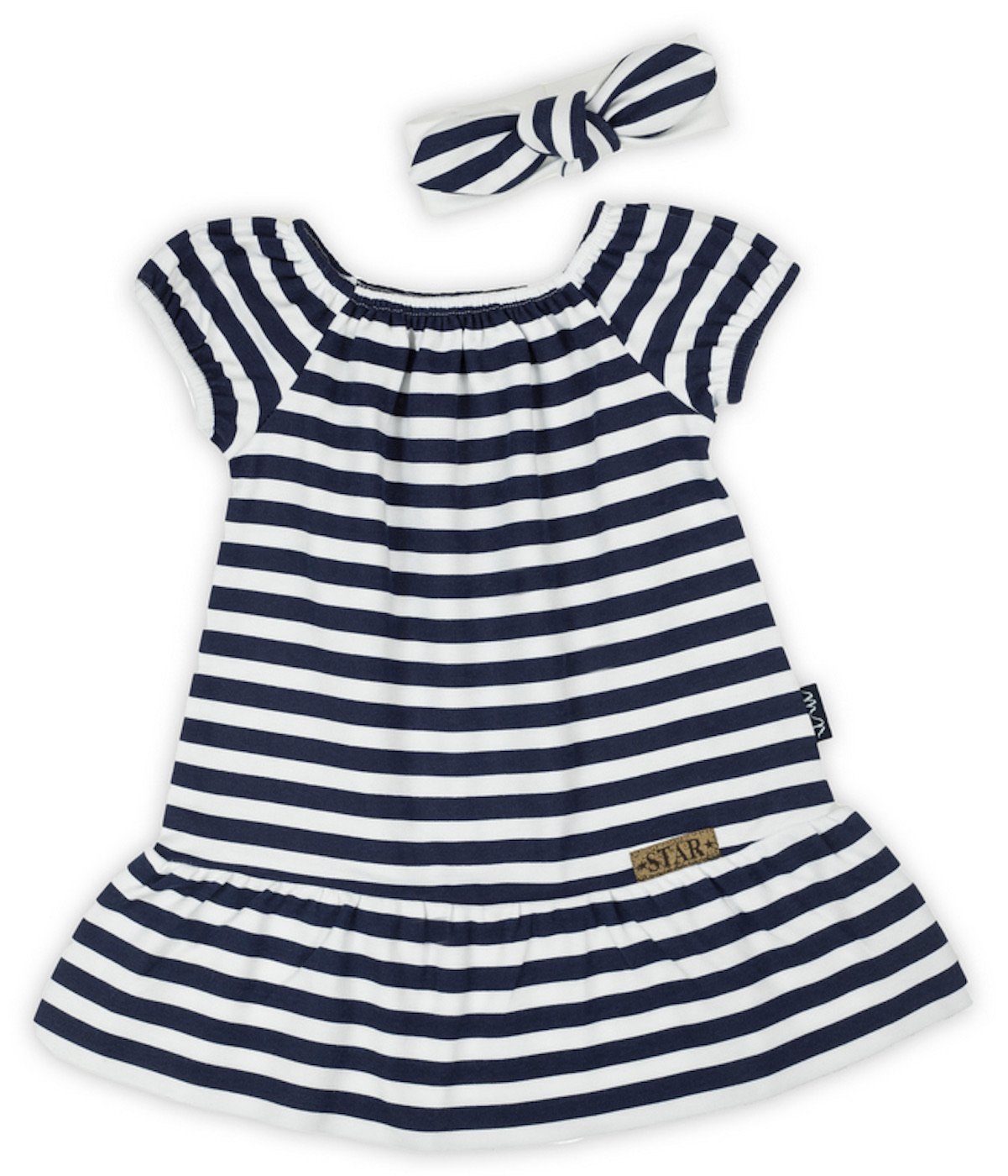 Bamar Nicol A-Linien-Kleid Bamar Set Kleid mit Stirnband