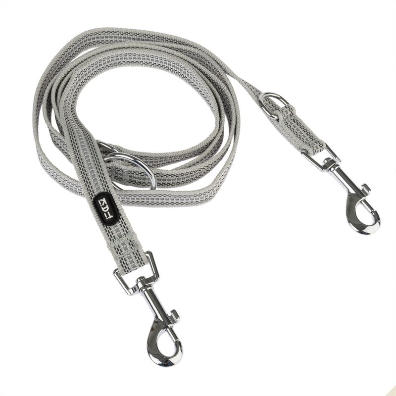 TIAKI Hundeleine Reflective Rubber, grau zu TOP-Preisen | bitiba