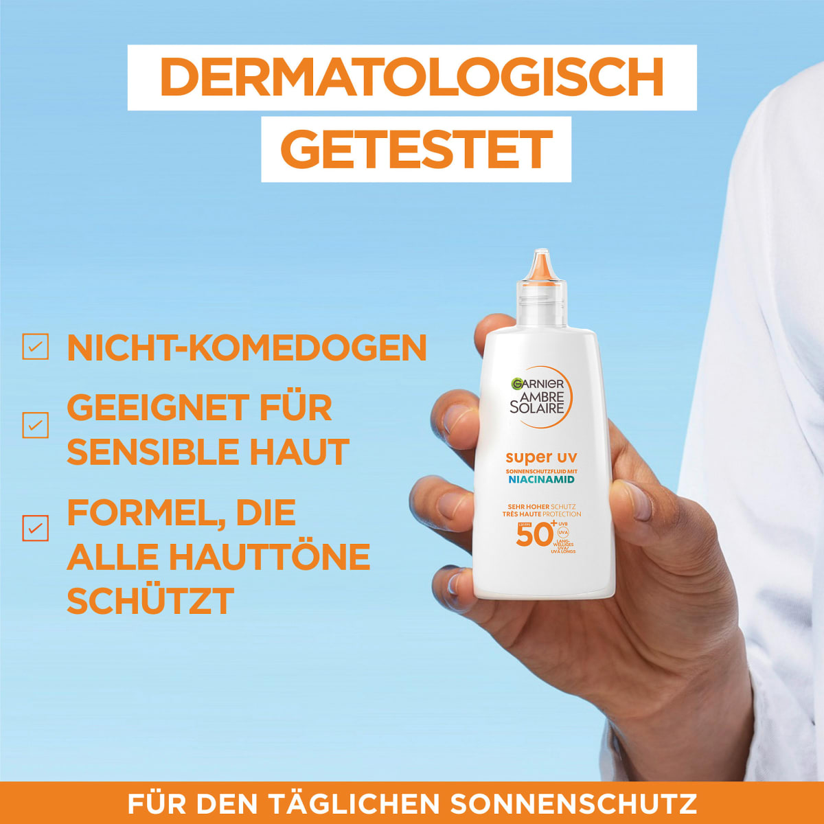 Sonnenfluid Gesicht super UV mit Niacinamid, LSF 50+, 40 ml
