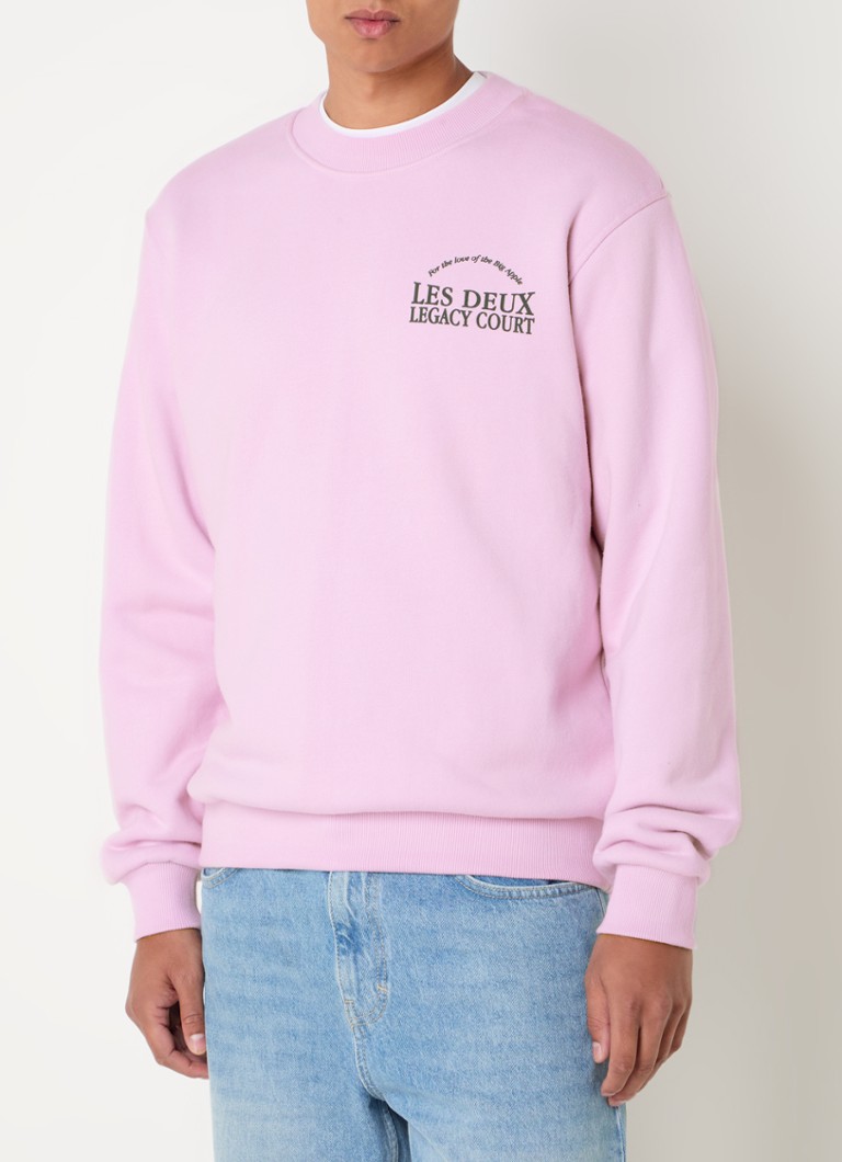 Les Deux Legacy sweater with logo and back print
