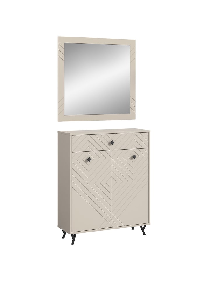 ebuy24 Garderobenmöbel Notes Beige 80 x 35 cm günstig kaufen onesize
