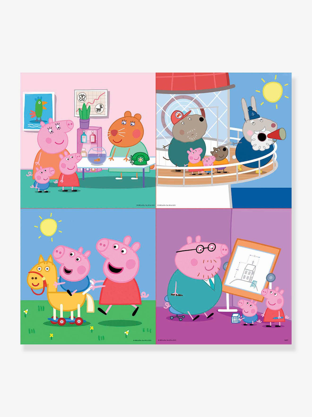 Educa 4er-Set Puzzles Peppa Pig EDUCA - blau