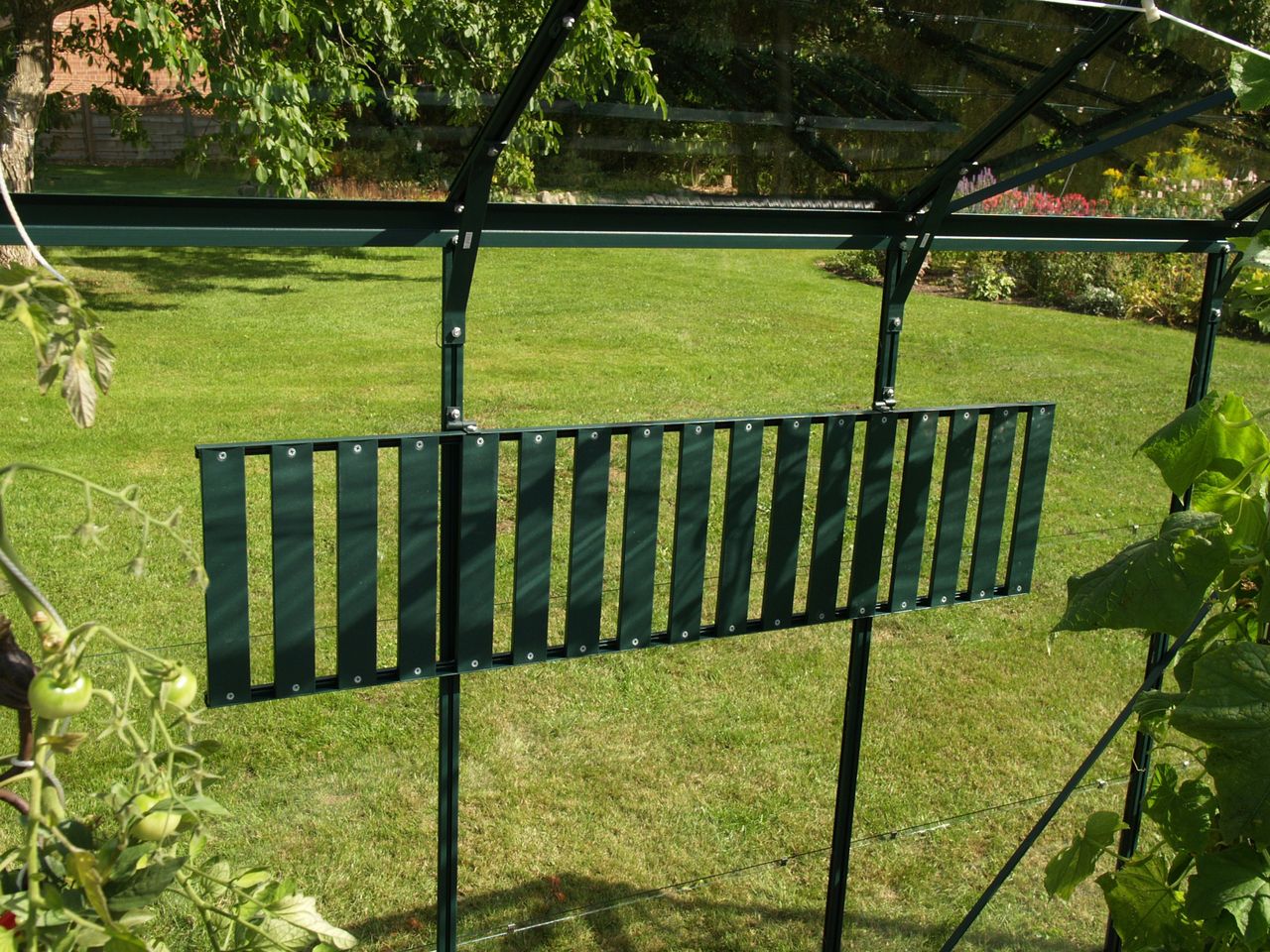 Vitavia Aluregal, abklappbar, grün, 120x30cm