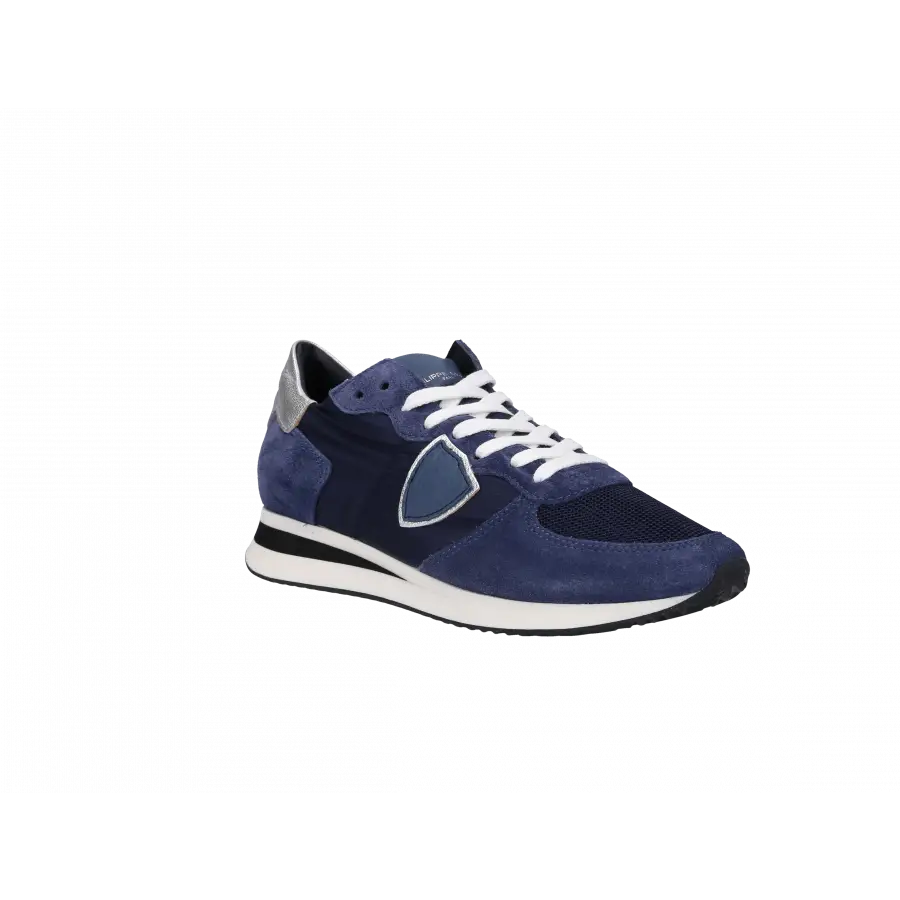 Philippe Model - Sneaker low TRPX Veloursleder - blau