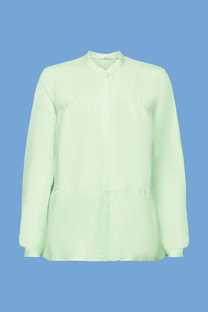 Bluse aus Leinenmix