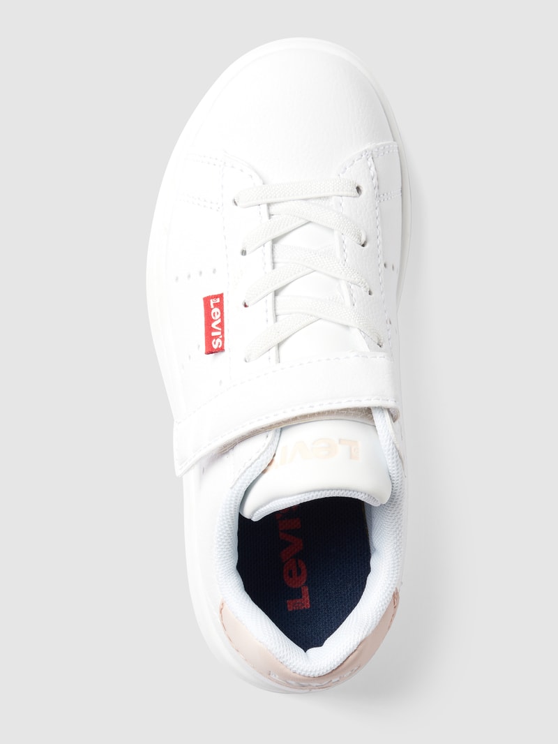 Sneaker mit Label-Details Modell 'AVENUE' in weiß