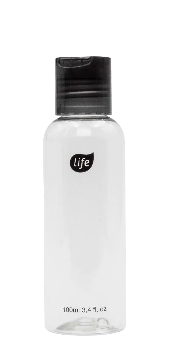 Боца Life Travel са диск-затварачем, црна