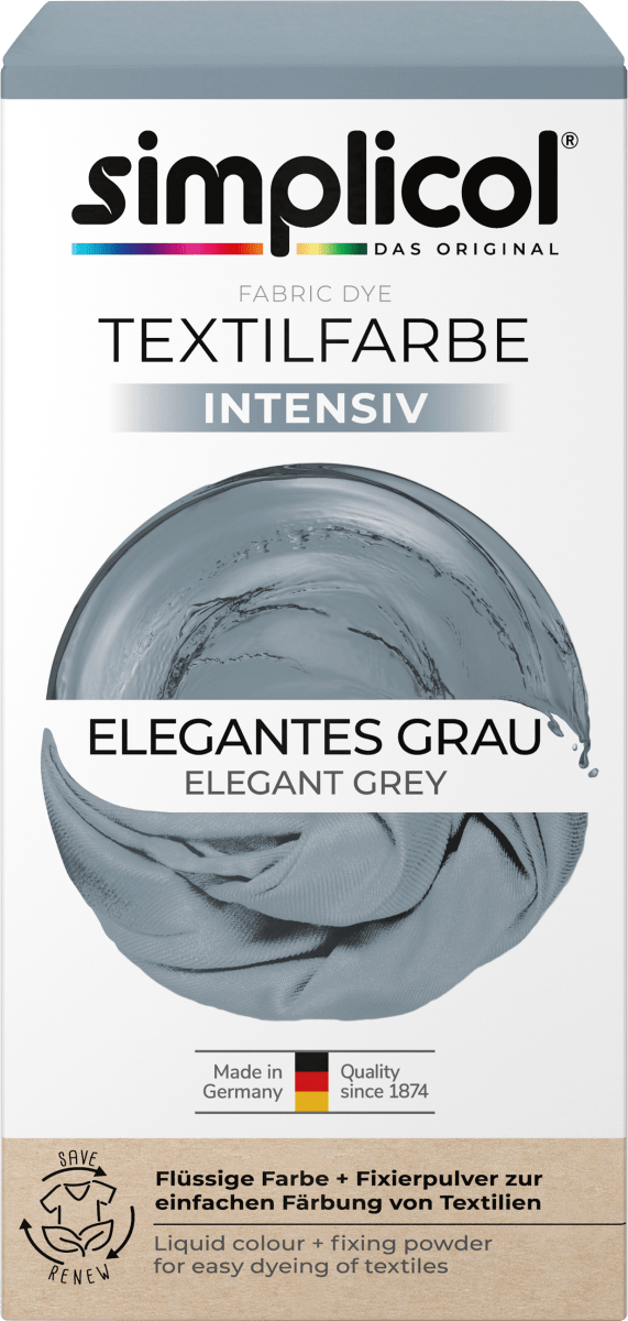 Textilfarbe intensiv Elegantes Grau, 1 St