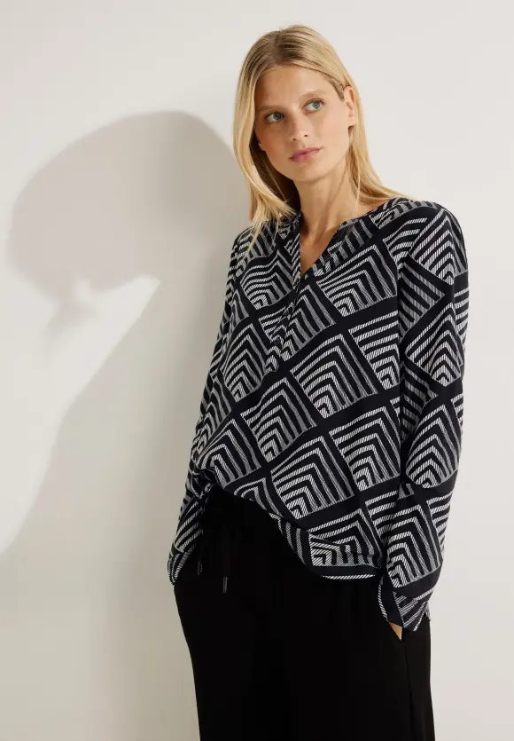 CECIL Bluse mit Ornamentprint