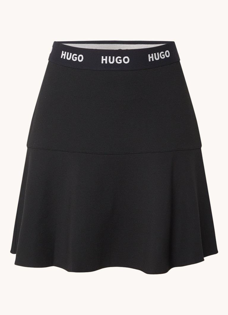 Fustă mini HUGO BOSS Relosana cu curea cu logo