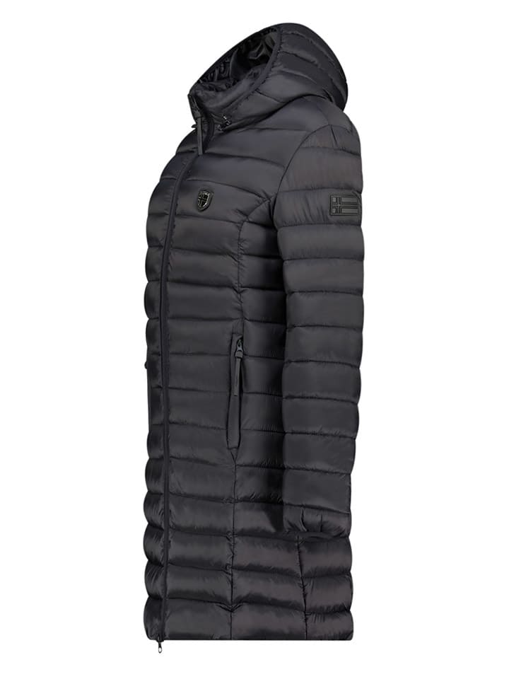 Geographical Norway Steppmantel in Schwarz günstig kaufen