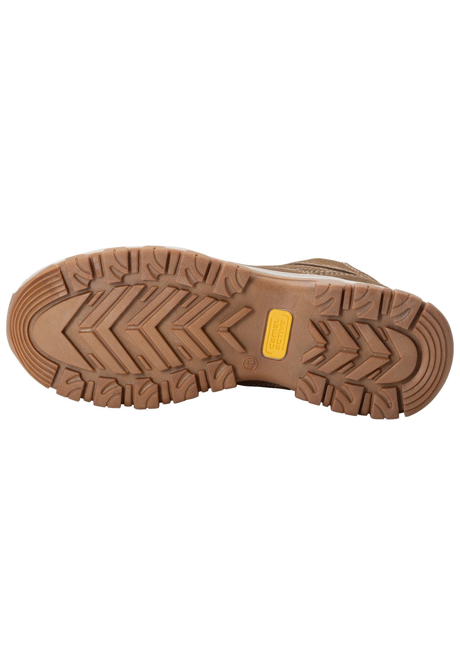 camel active aus Veloursleder Schnürstiefelette