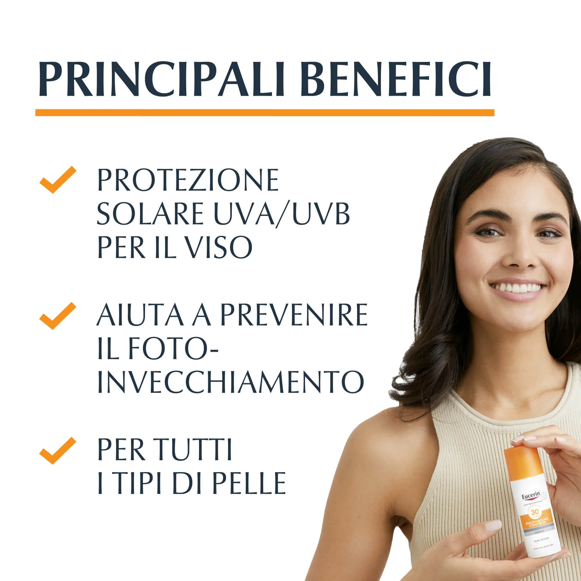 Sun Protection Photoaging Control Face Sun Fluid SPF50 - Krema za sunčanje za lice s visokom zaštitom.