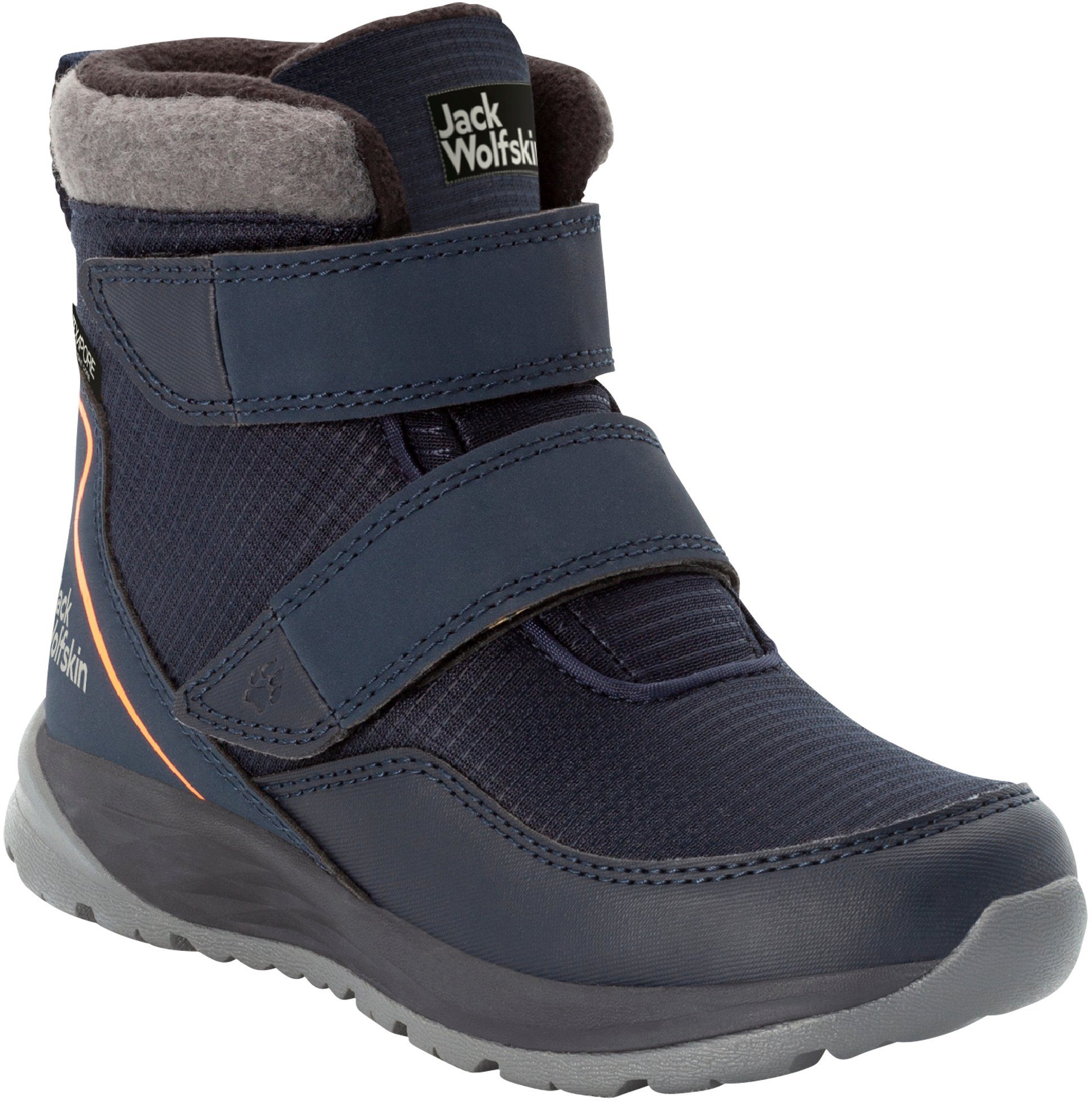 Jack Wolfskin POLAR BEAR TEXAPORE MID VC K Winterstiefel wasserdicht mit Klettverschluss