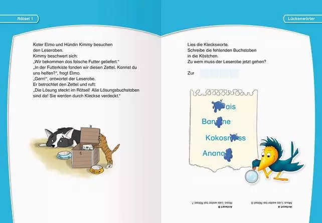 Leserabe: Krimirätsel zum Lesenlernen, 2.Lesestufe