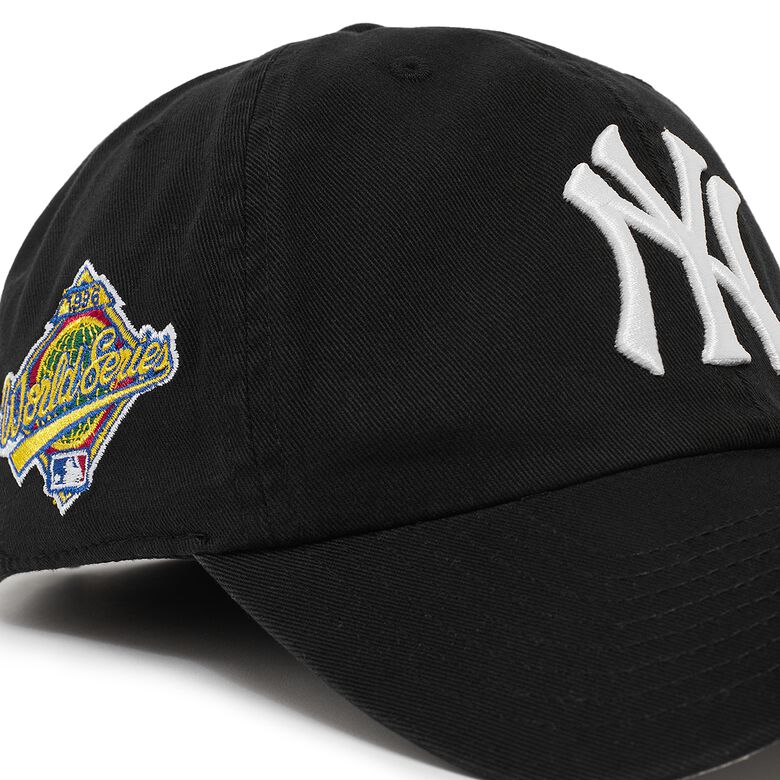 47 Brand MLB New York Yankees World Series Double Under 47 Clean Up Black