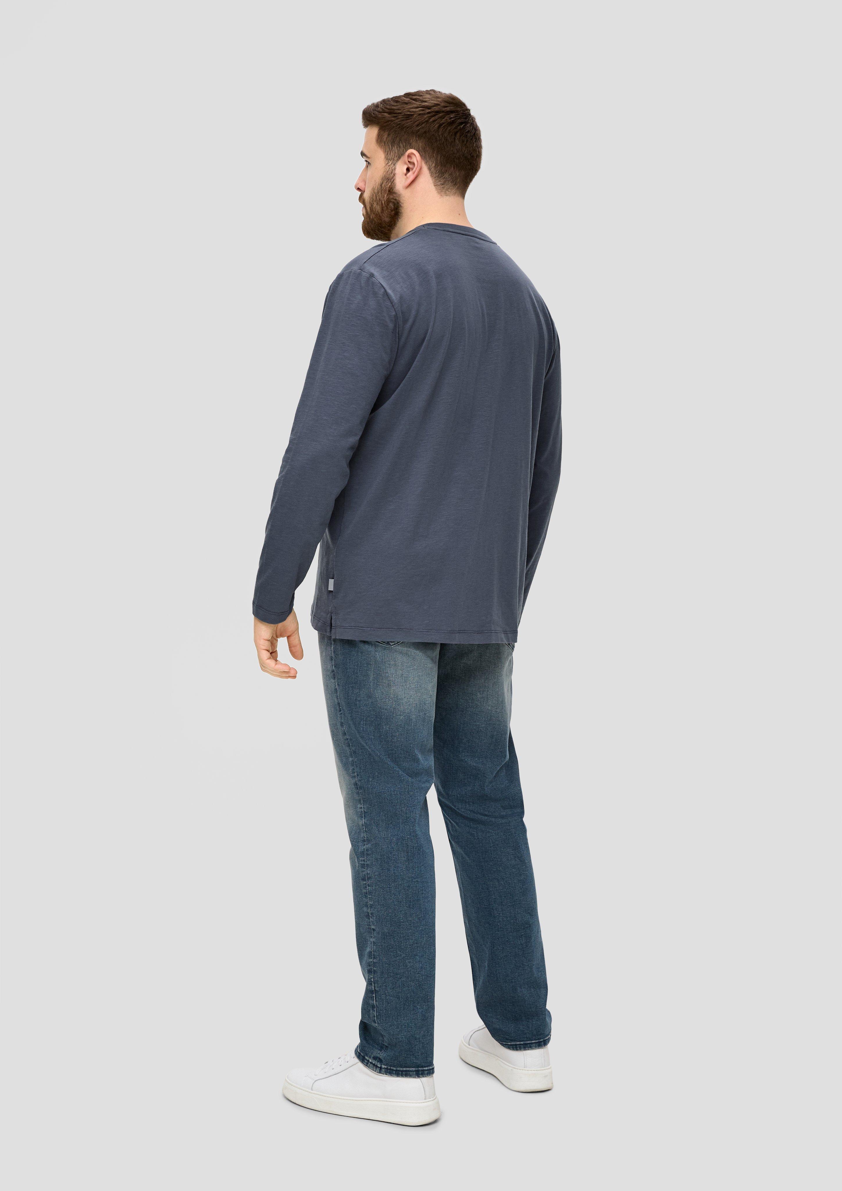 Longsleeve mit Flammgarnstruktur  2143247-5777