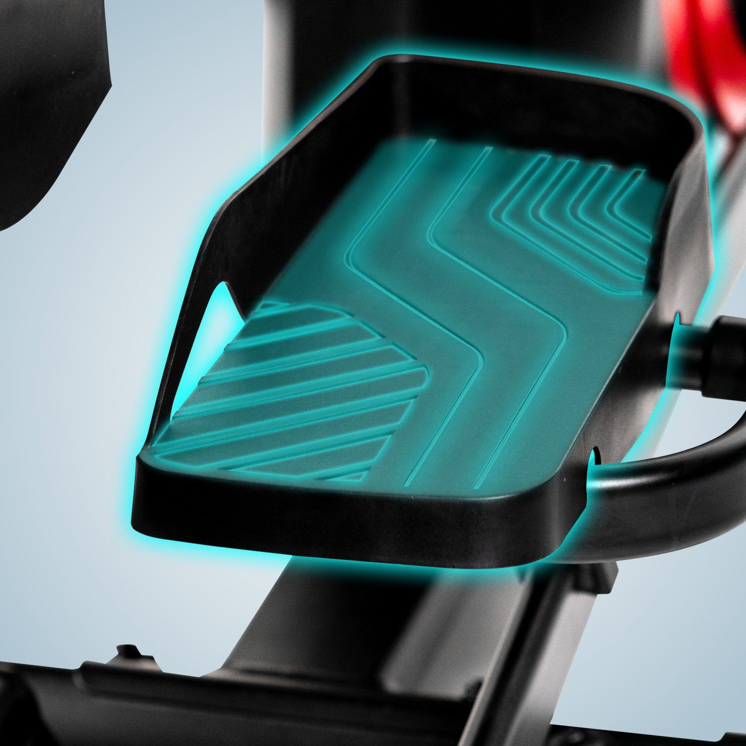 AsVIVA Ellipsentrainer-Ergometer AsVIVA E4 Pro Bluetooth, LED Display mit Tablet- bzw. Smartphonehalterung, App kompatibel