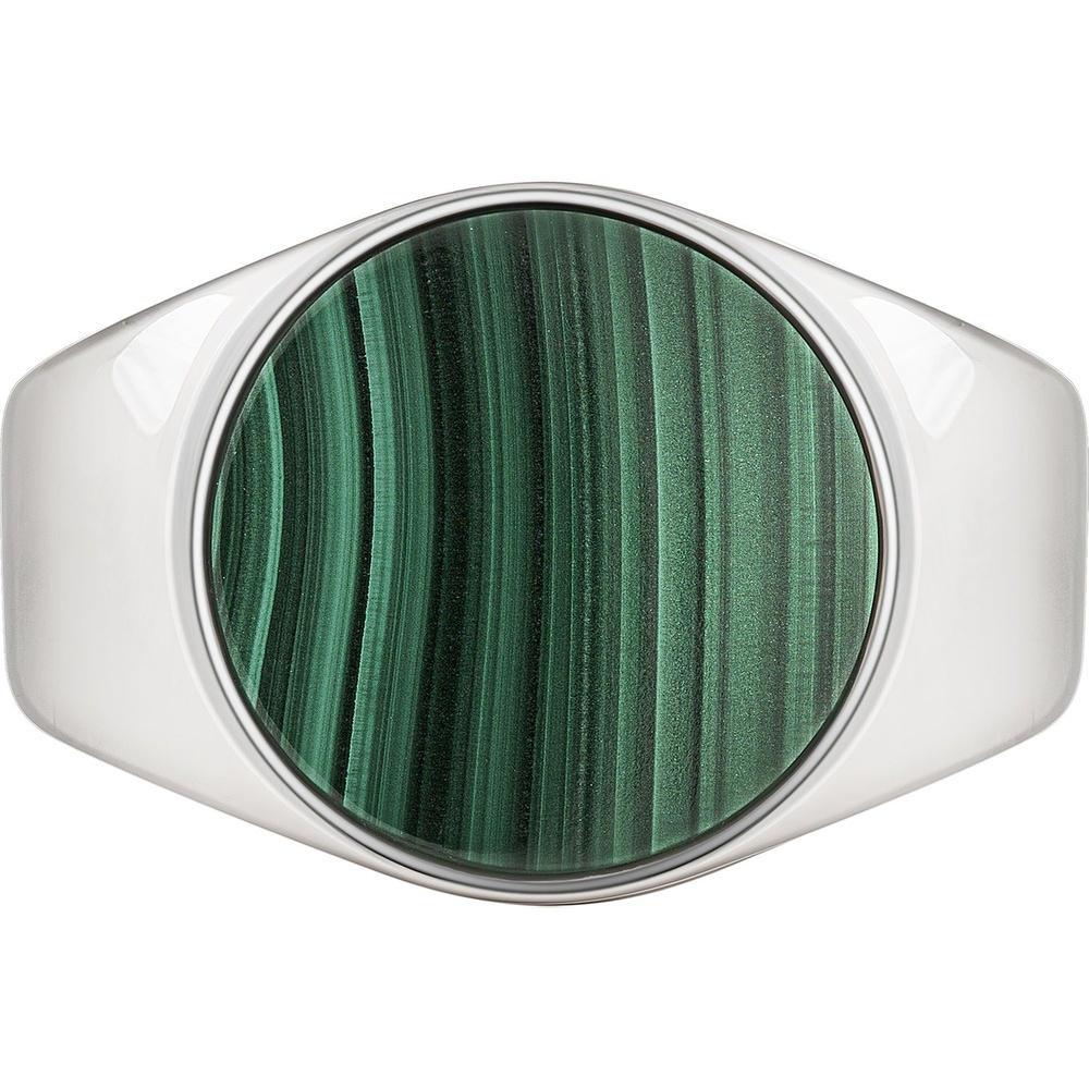 caï Bague pour hommes 925 Argent vert Bague