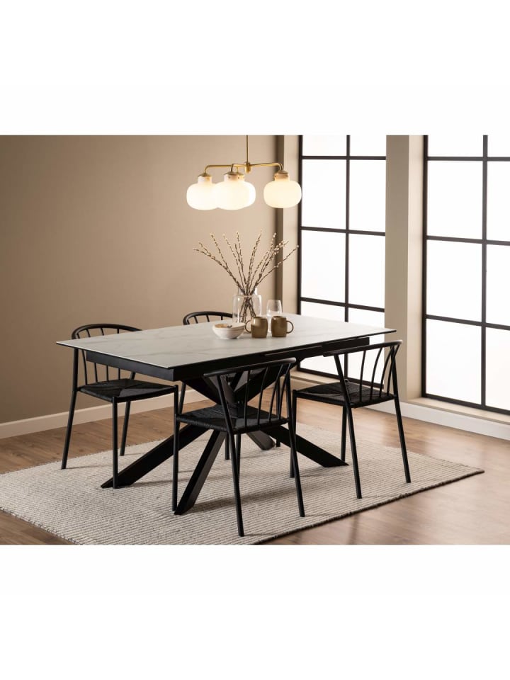 ebuy24 Esstisch Irwine Weiß 210 x 90 cm günstig kaufen onesize