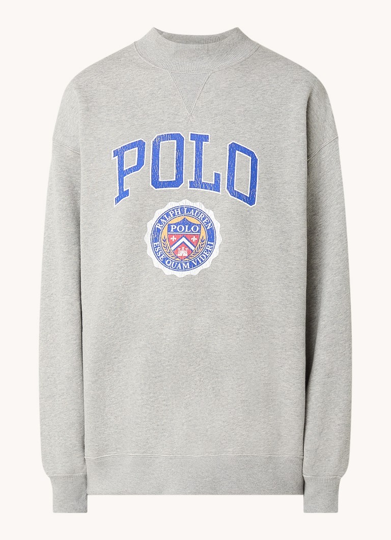 Pulover lejer cu logo-ul Ralph Lauren imprimat