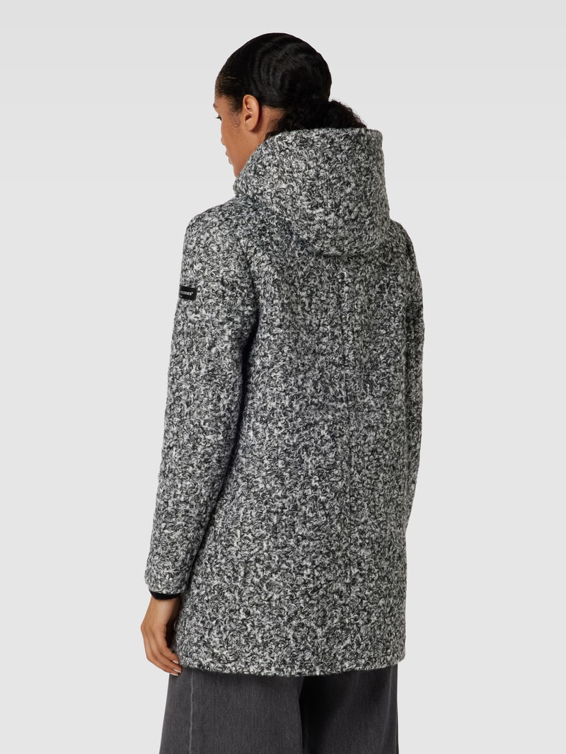 Jacke mit Kapuze Modell 'ZADA' in schwarz