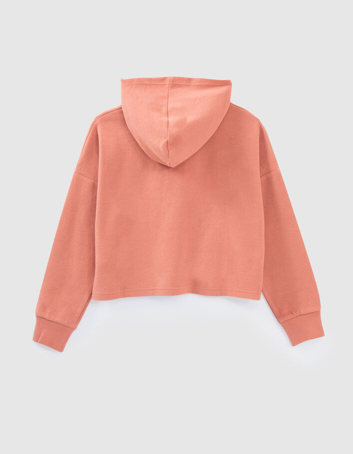 Sweat terracotta visuel montagne fille